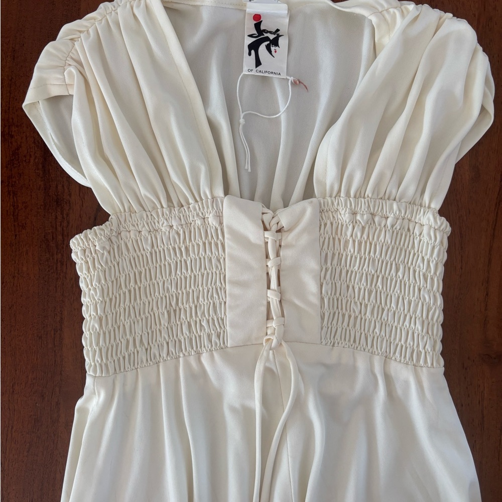 Vintage Jody California Smocked Maxi Dress